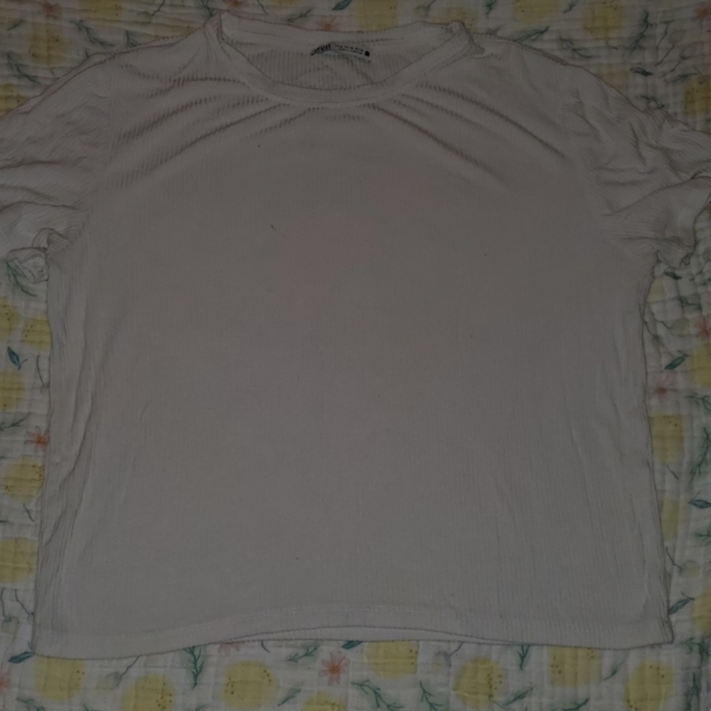 ZARA womens XL ribbed top